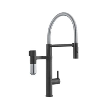 СМЕСИТЕЛ СЪС СИСТЕМА ЗА ПРЕЧИСТВАНЕ НА ВОДА FRANKE Vital Caps Twin Filt 2in1 Semi Pro H (02FRA 072)