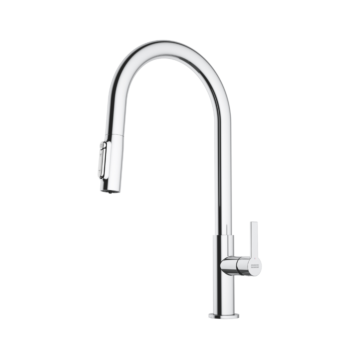 СМЕСИТЕЛ FRANKE Maris Slim Clear Water J Pulldown Chrome (02FRA 073)