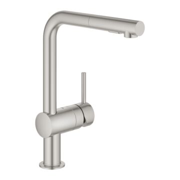 СМЕСИТЕЛ GROHE VENTO ONE PULL-OUT 30437DC0 (02GRO 227)