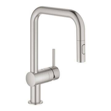 СМЕСИТЕЛ GROHE VENTO ONE PULL-OUT 30439DC0 (02GRO 223)