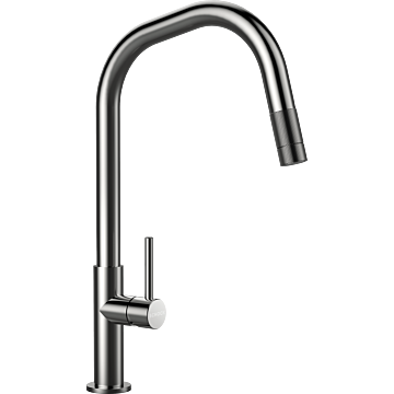 СМЕСИТЕЛ SCHOCK TALINOS PULL OUT INOX (02SCH 871)