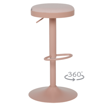Бар стол BARACO - розов (3521225)