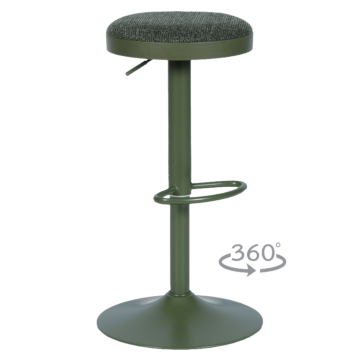 Бар стол BARACO - тъмнозелен (3521223)