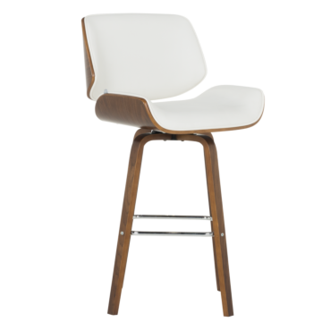 Бар стол Carmen 4027 - орех / бял (3521133_1)