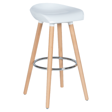 Бар стол ERIDU - бял (3521238)