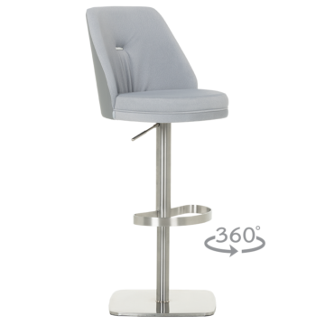 Бар стол HAUNA - светлосив SS (3521512)