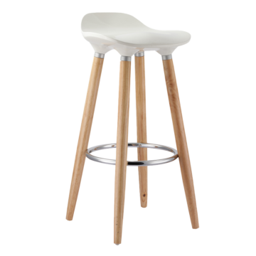 Бар стол LARSA - бял (3521227)