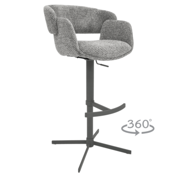 Бар стол PAIDE 8 - сив 44 (3521338)