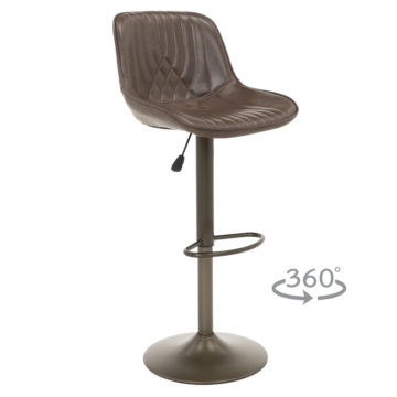 Бар стол PORUS - кафяв (3521207)