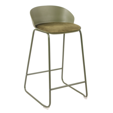 Бар стол TOLOSA - тъмнозелен (3521231)