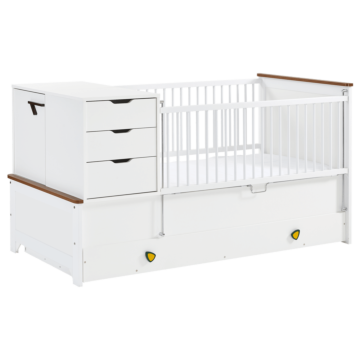 Бебешка кошара и детско легло 2в1 KAKULE 80х180 (3575852)