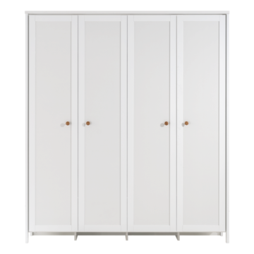 Четирикрилен детски гардероб OSLO (3575499)