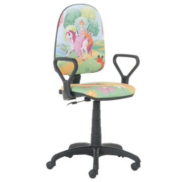 Детски стол Prestige с подлакътници - принцеси (3520807_21)