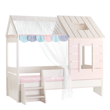 Детско легло къща PINK HOUSE - 90 х 200 - розово (3575081)