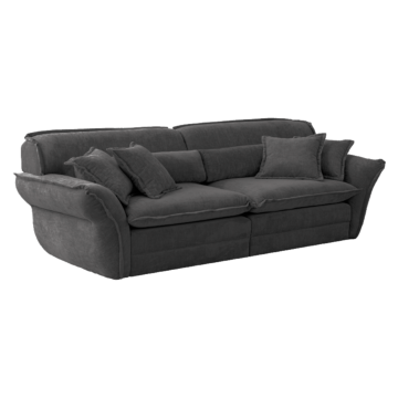 Диван тройка MELLOW - тъмносив (3551304)