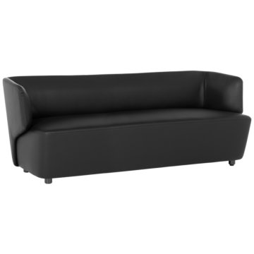 Диван - тройка TUNE - черен (3551205)