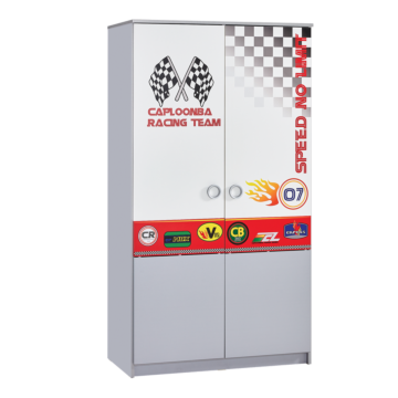 Двукрилен детски гардероб TURBO CAP 2 (3575433)