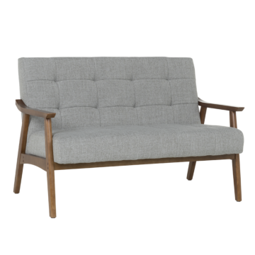 Двуместно канапе PABLO - орех / сиво (3532911)