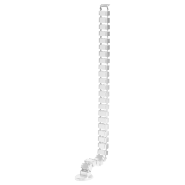 Държач за кабели за бюро Carmen CR-017-W - бял (3510051)