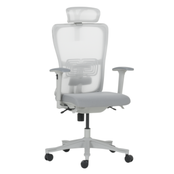 Ергономичен стол BREVES - сив (3520606)