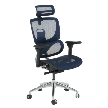 Ергономичен стол CALGARY - син (3520634)