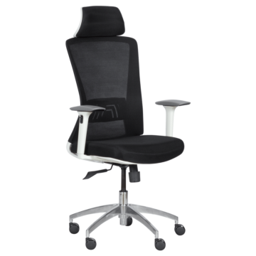 Ергономичен стол Carmen 7542 W - черен (3520352_4)