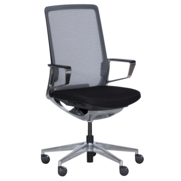 Ергономичен стол Carmen 7572 - черен (3520395)