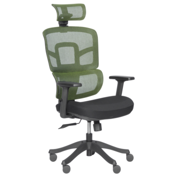 Ергономичен стол Carmen 7582 - зелен-черен (3520406_3)