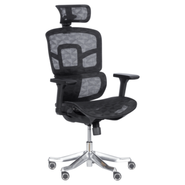 Ергономичен стол Carmen 7583 - черен (3520407)