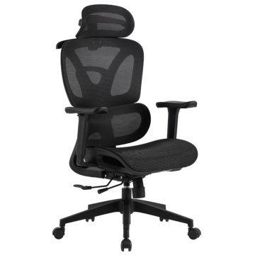 Ергономичен стол Carmen 7591 - черен (3520419)