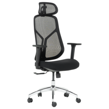 Ергономичен стол Carmen 7901 - черен (3520180)