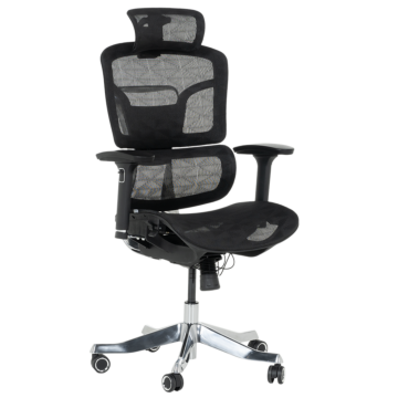 Ергономичен стол Carmen 7902 - черен (3520184)