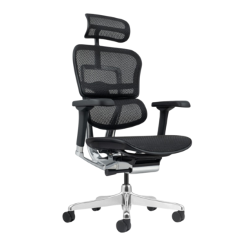 Ергономичен стол ERGOHUMAN IOO ELITE 2 - черна рамка - черен (3520667)