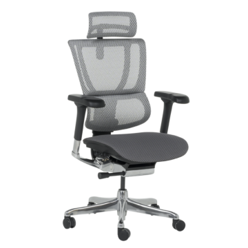 Ергономичен стол ERGOHUMAN IOO ELITE 2 - сива рамка - сив (3520669)