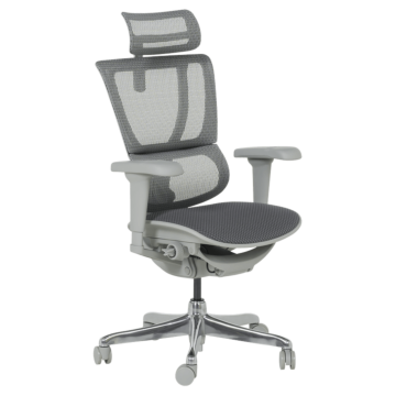 Ергономичен стол ERGOHUMAN IOO ULTRA - сива рамка - сив (3520674)