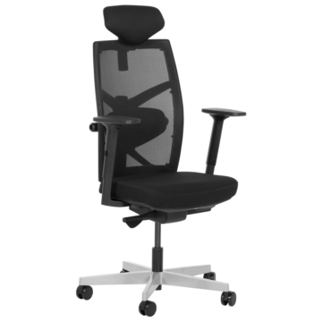 Ергономичен стол FREDO - черен (3520787)