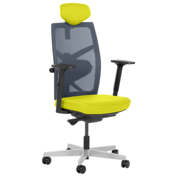 Ергономичен стол FREDO - горчица (3520787_5)