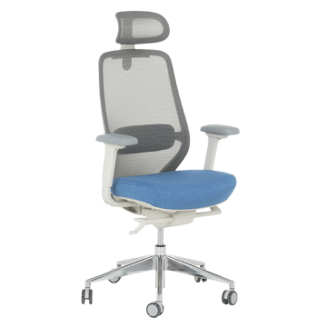 Ергономичен стол GLAND - син-сив (3520594)