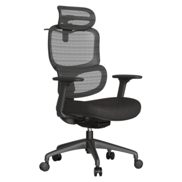 Ергономичен стол LERIK - черен (3520485)