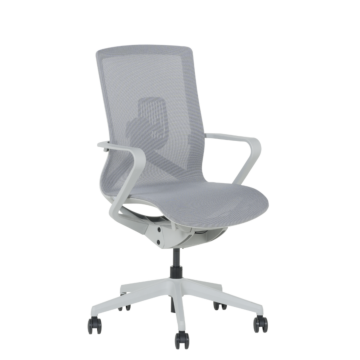 Ергономичен стол LIBODE - светлосив (3520617)