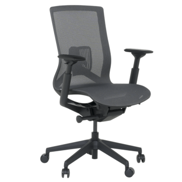 Ергономичен стол PRIMROSE - тъмносив (3520618)