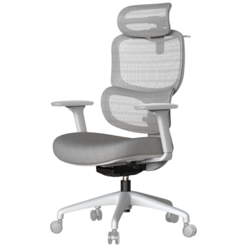 Ергономичен стол ZARDAB - сив (3520658)