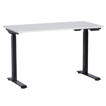 Ергономично бюро с регулиране на височината Carmen CR-119 - бял-черен (3510003_4)