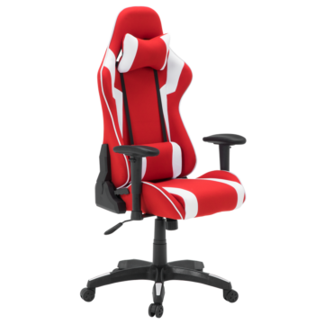 Геймърски стол Carmen 6312 - бял - червен (3520142)