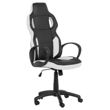 Геймърски стол Carmen 7510 - черно-бял (3520231_4)