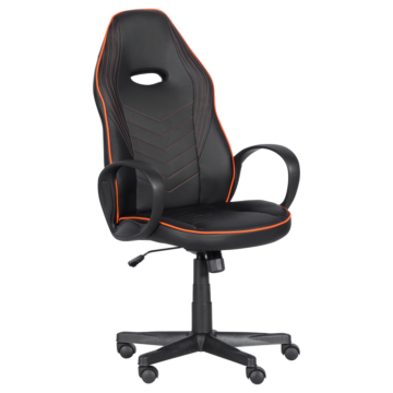 Геймърски стол Carmen 7530 - черно - оранжев (3520307_1)