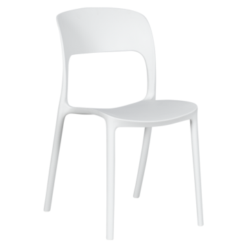 Градински стол BERKANE - бял (3535818)