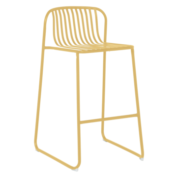 Кетъринг бар стол KISI - жълт (3535163)