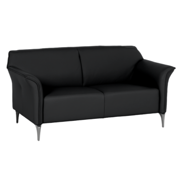 Кожен диван - тройка NEXO LUX - черен (3551210)