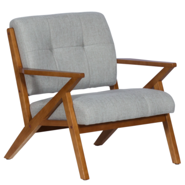 Кресло LUCAS - орех - сив (3532909)